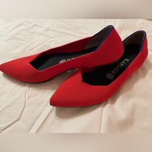 Rothy’s size 8.5 flame red